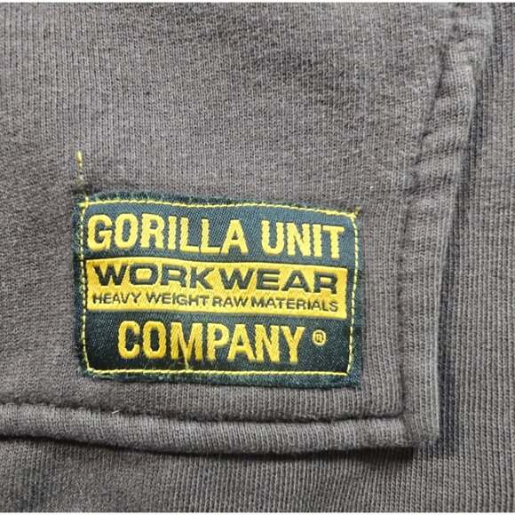 G-Unit Hoodie Men’s 3XL Brown Heavyweight Pullover Workwear Gorilla Unit 50 Cent - Picture 5 of 16